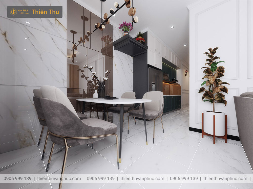 Cho thuê căn hộ dịch vụ full nội thất tại Vạn Phúc City 40m2