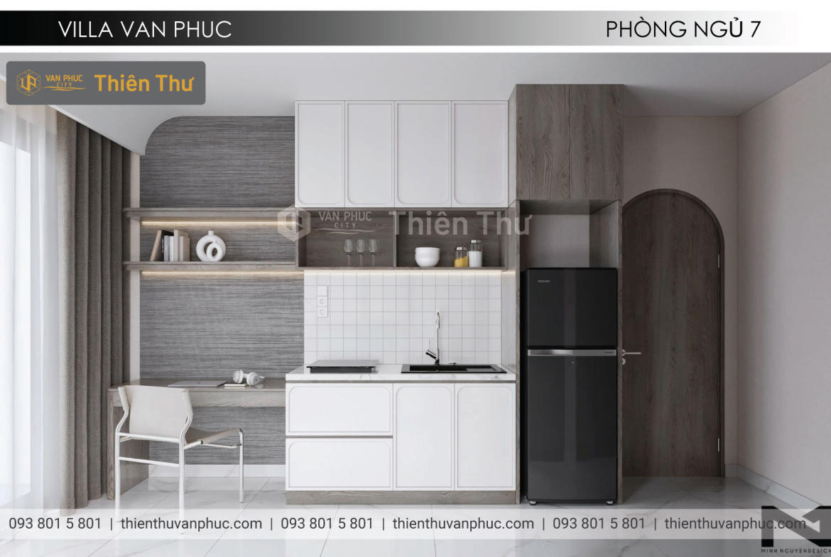 Cho thuê căn hộ dịch vụ tại khu royal vạn phúc city 14m2