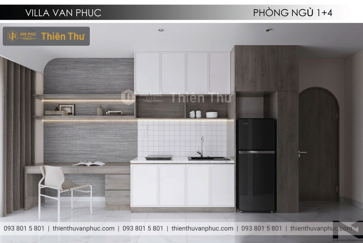 Cho thuê căn hộ dịch vụ tại khu royal vạn phúc city 17m2