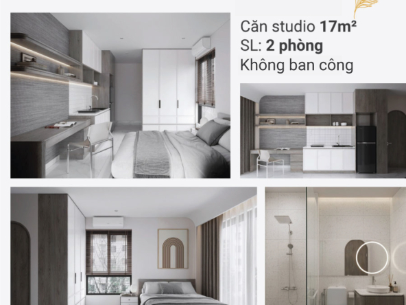 cho thuê căn hộ dịch vụ tại khu royal vạn phúc city 17m2 không ban công