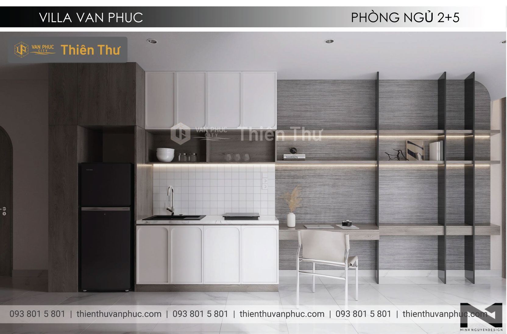 Cho thuê căn hộ dịch vụ tại khu royal vạn phúc city 20m2
