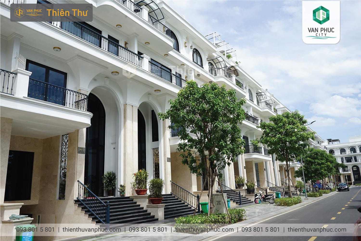 Bán nhà phố mặt tiền 7m Vạn Phúc City