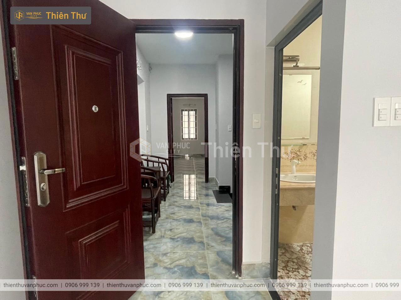 Cho thuê nhà nguyên căn mặt tiền 5m vạn phúc city