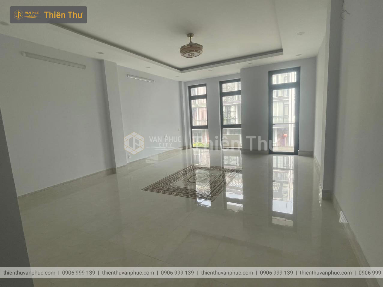 Cho thuê nhà nguyên căn mặt tiền 5m vạn phúc city