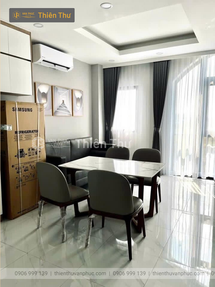 Cho thuê căn hộ dịch vụ 2 phòng ngủ 80m2 Vạn Phúc City