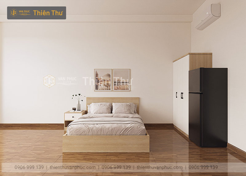 Cho thuê căn hộ dịch vụ studio 35m2 Vạn Phúc City