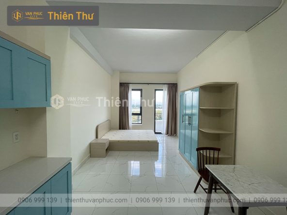 Cho thuê căn hộ dịch vụ studio Vạn Phúc City