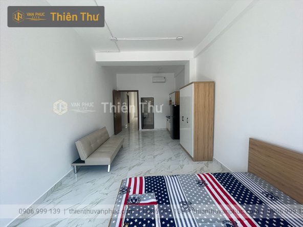 Cho thuê căn hộ studio full nội thất Vạn Phúc City