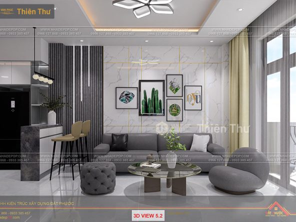 Cho thuê căn hộ 2pn Vạn Phúc City