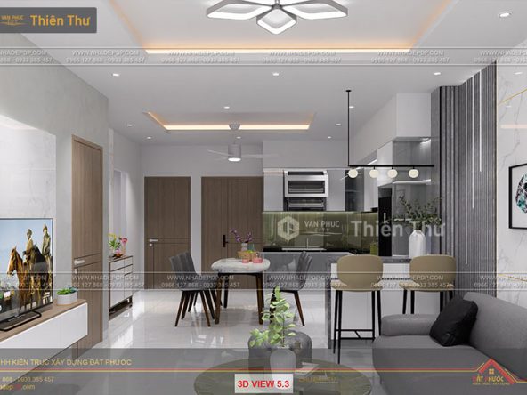 Cho thuê căn hộ 2pn Vạn Phúc City
