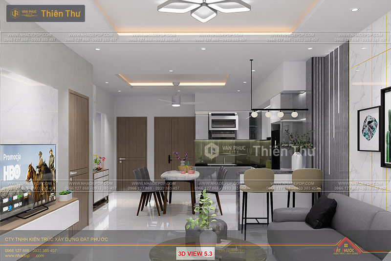 Cho thuê căn hộ 2pn Vạn Phúc City